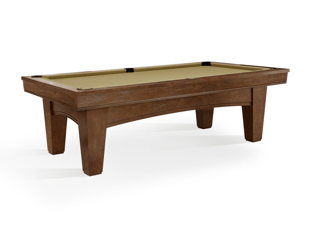 Brunswick Danbury 8 Foot Pool Table with Sahara Contender Cloth and Play  Kit 